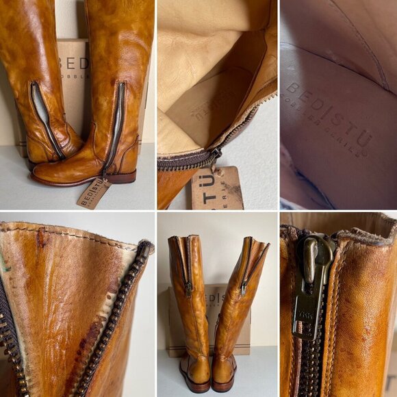 BED STU Tess Windsor Tan Riding Boots Size 8.5 - Picture 12 of 16